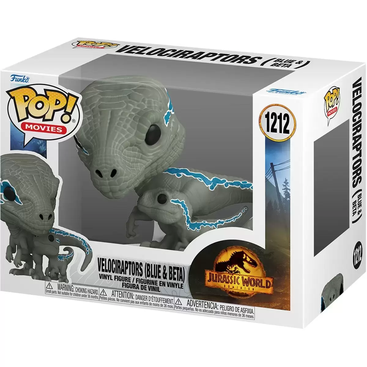POP! Movies - Jurassic World Dominion - Velociraptors Blue & Beta