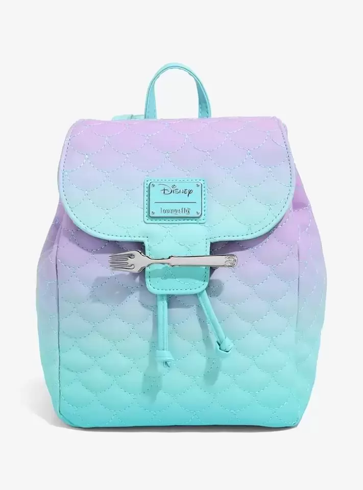 Loungefly - MINI SAC A DOS OMBRE SCALES / LA PETITE SIRENE