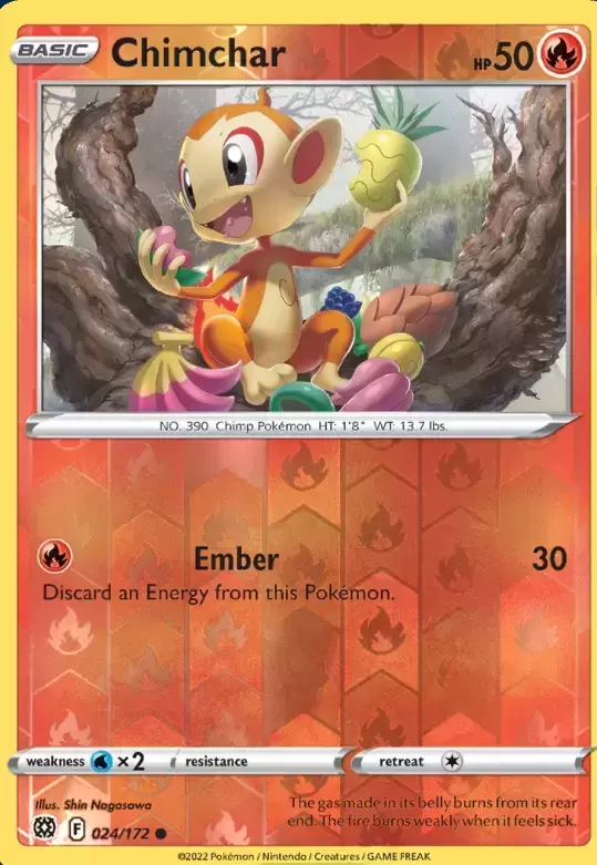 Brilliant Stars - Chimchar Reverse