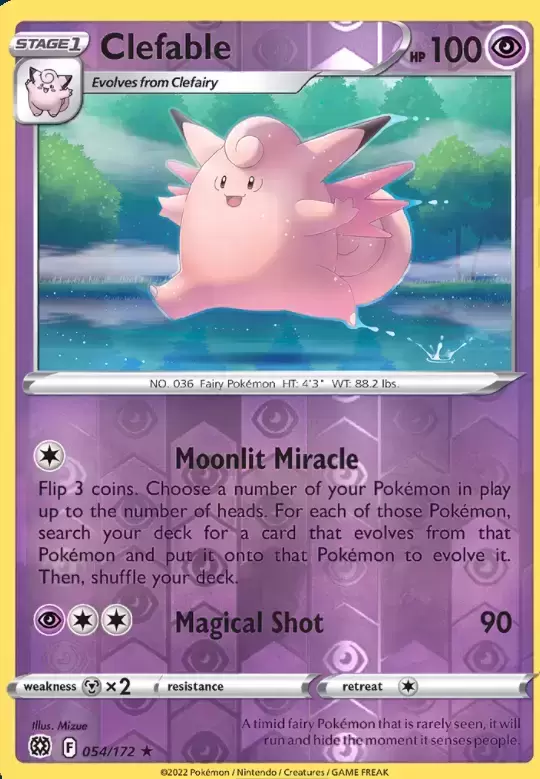 Brilliant Stars - Clefable Reverse