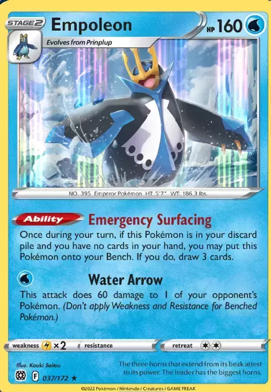 Brilliant Stars - Empoleon Holo