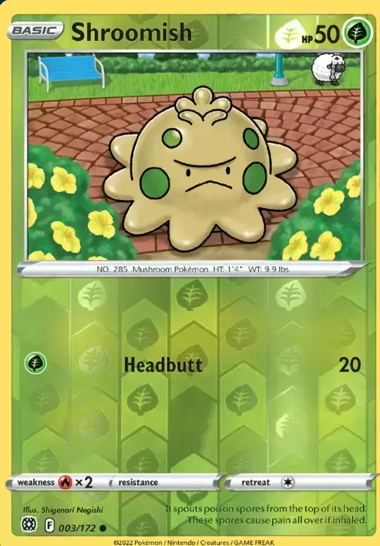 Brilliant Stars - Shroomish Reverse