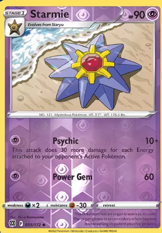 Brilliant Stars - Starmie Reverse