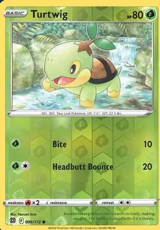 Brilliant Stars - Turtwig Reverse