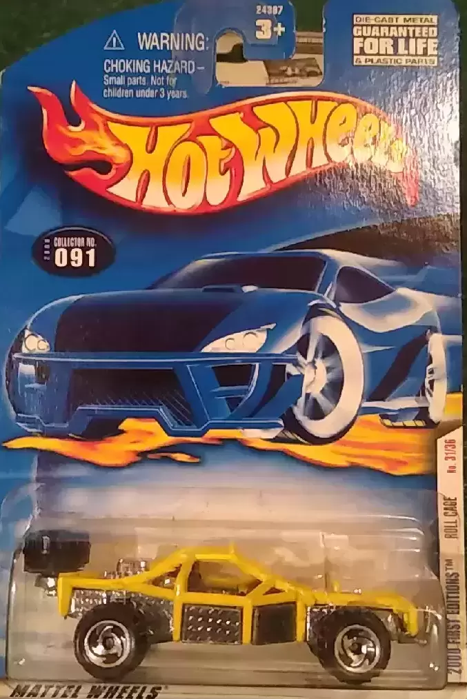 Mainline Hot Wheels - 2000 first edition. roll cage 31/36. 2000 collector #091