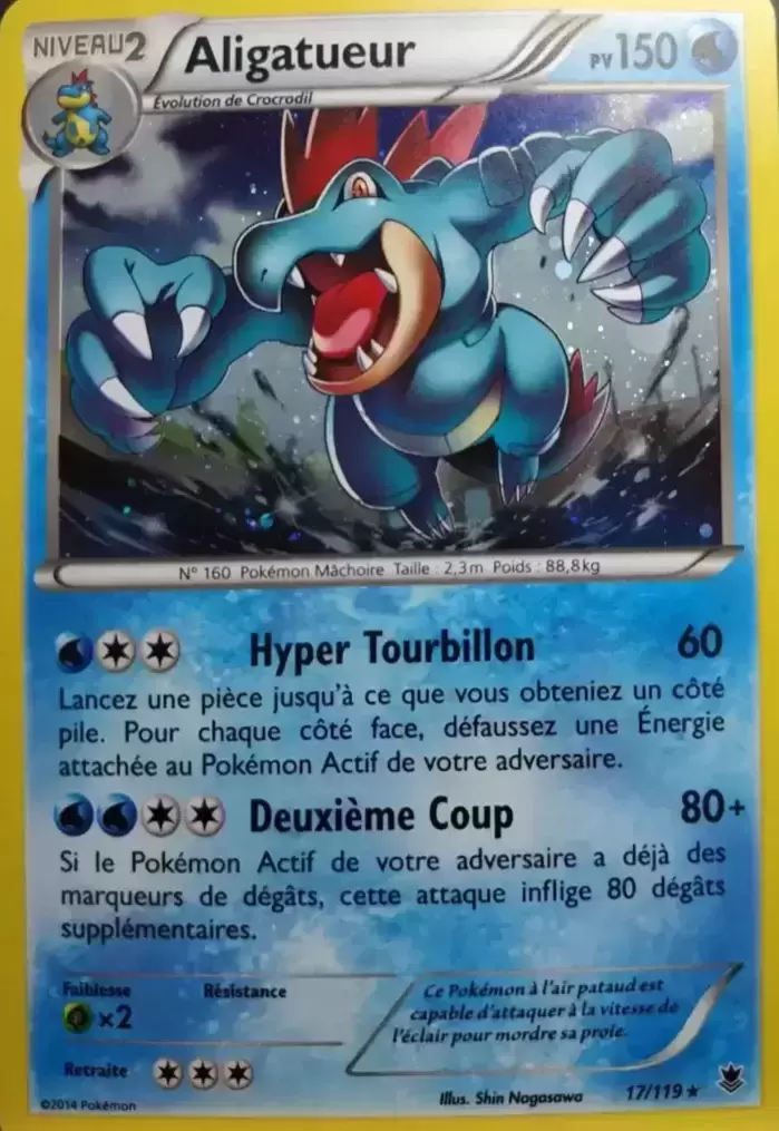 Pokémon XY Vigueur Spectrale - Aligatueur Cosmos holographique