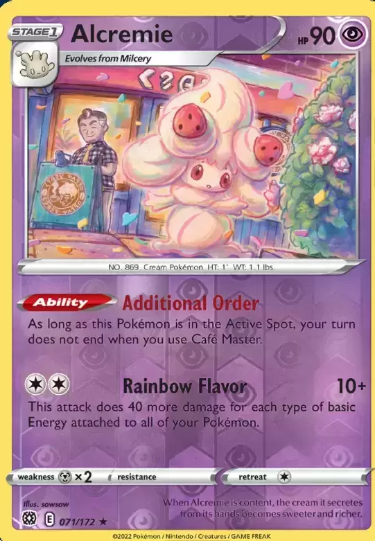 Brilliant Stars - Alcremie Reverse