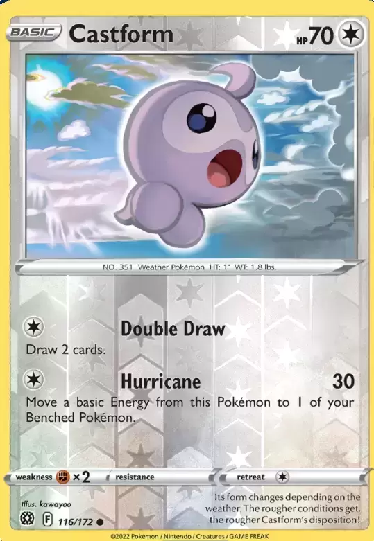 Brilliant Stars - Castform Reverse
