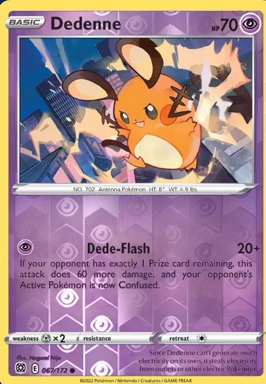 Brilliant Stars - Dedenne Reverse