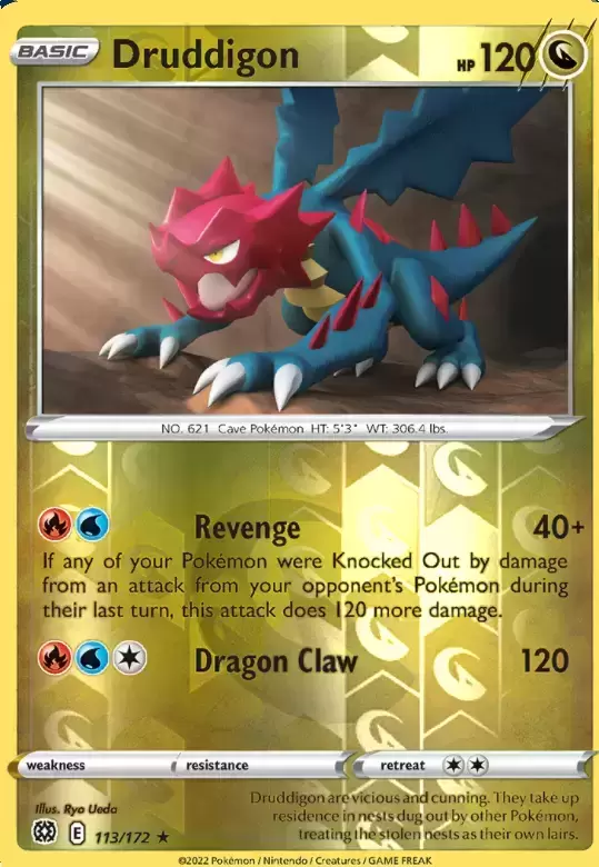 Brilliant Stars - Druddigon Reverse