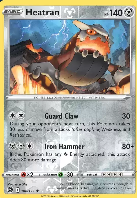 Brilliant Stars - Heatran Reverse