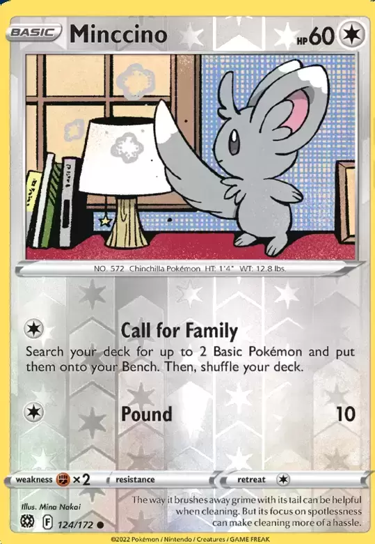 Brilliant Stars - Minccino Reverse