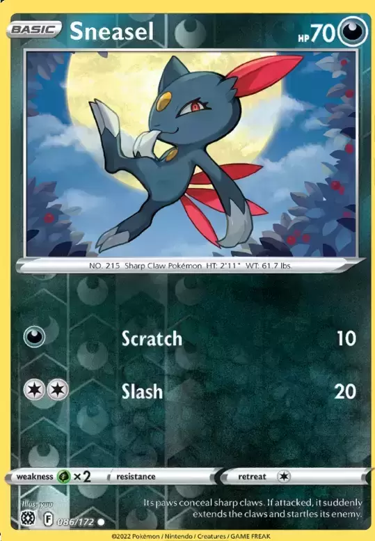 Brilliant Stars - Sneasel Reverse