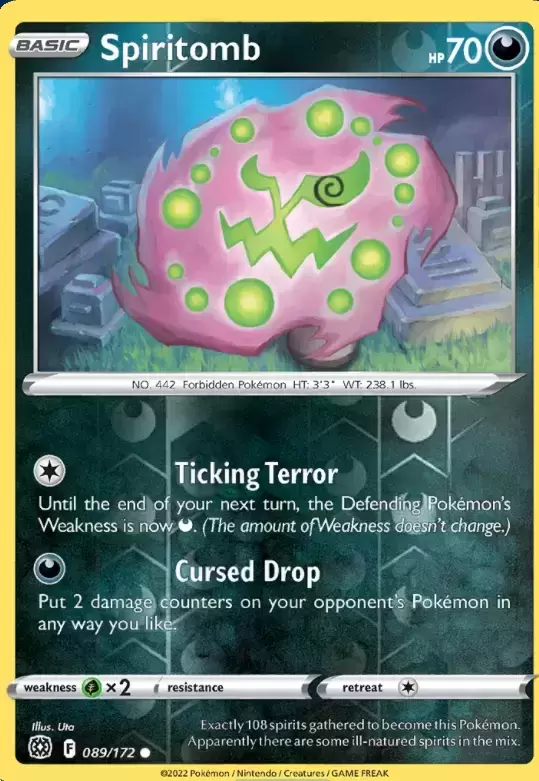 Brilliant Stars - Spiritomb Reverse