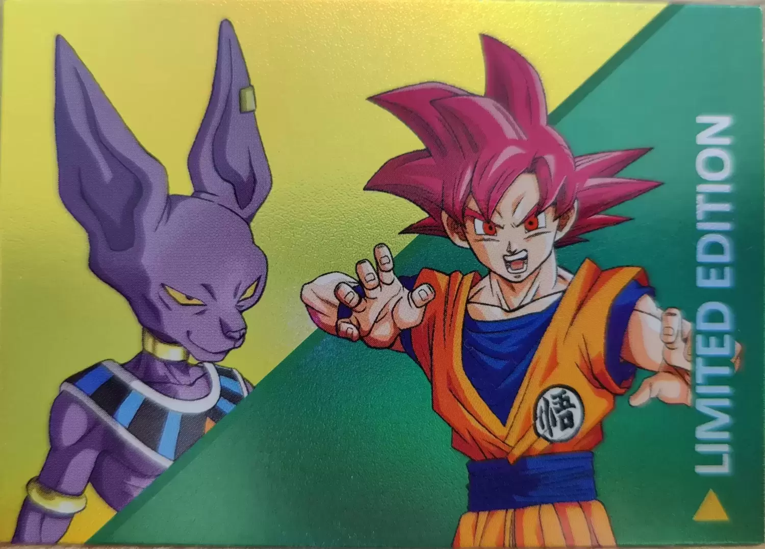 Dragon Ball Universal Collection - Beerus vs Goku Super Saiyan God