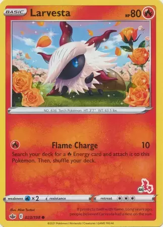 Battle Academy 2022 - Cinderace Deck - Larvesta