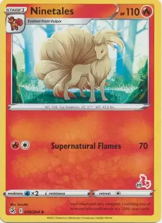 Battle Academy 2022 - Cinderace Deck - Ninetales