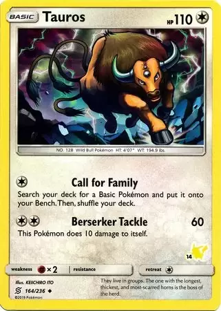 Battle Academy - Pikachu Deck - Tauros