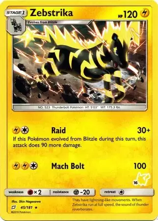 Battle Academy - Pikachu Deck - Zebstrika