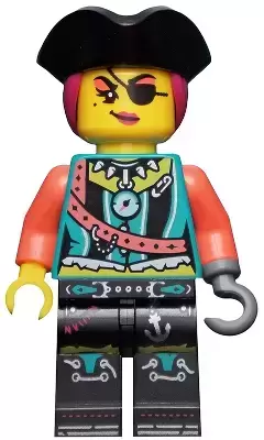 LEGO Vidiyo Minifigures - DJ Captain, Vidiyo Bandmates, Series 2 (Minifigure Only without Stand and Accessories)