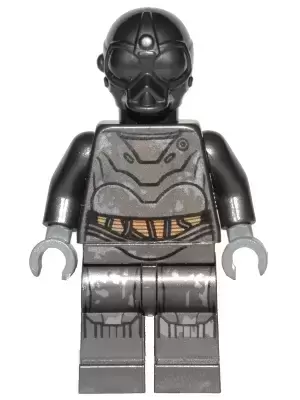 LEGO Star Wars Minifigs - RA-7 Protocol Droid (Pearl Dark Gray)