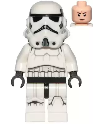 LEGO Star Wars Minifigs - Stormtrooper (Dual Molded Helmet, Gray Squares on Back, Frown)