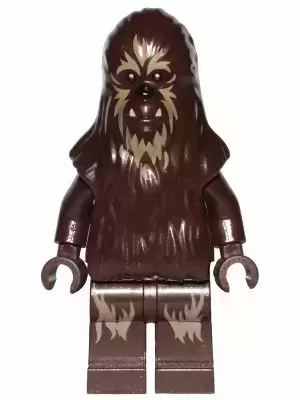 LEGO Star Wars Minifigs - Wookiee Warrior, Printed Legs