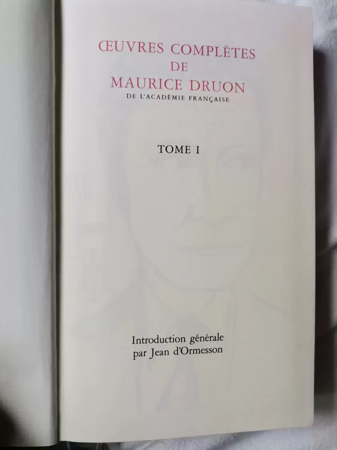 Oeuvres Completes de Maurice druon - Le roi de fer