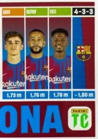 Panini Top Class 2022 - Team photo3 - FC Barcelona