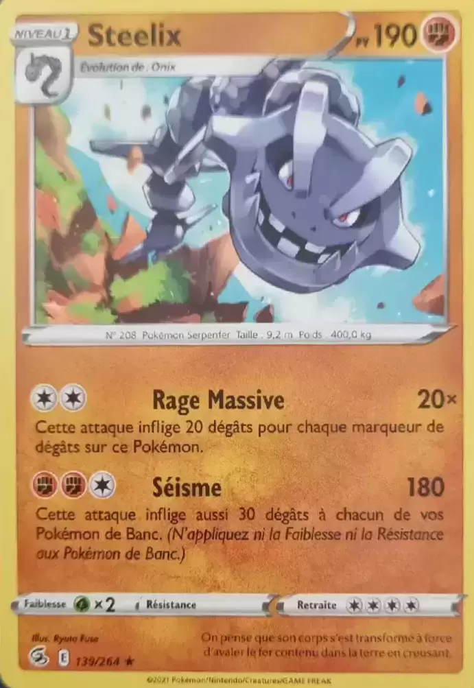 Poing de Fusion - Steelix