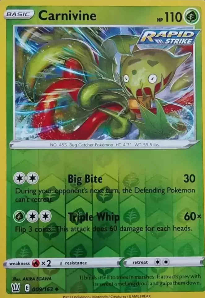 Battle Styles - Carnivine Reverse