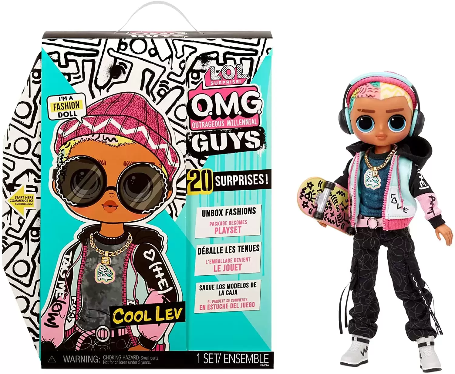 L.O.L. Surprise! O.M.G. Fashion Doll - Cool Lev