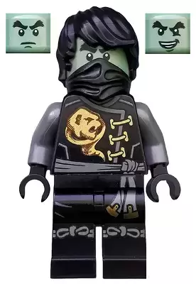 LEGO Ninjago Minifigures - Cole - Skybound, Ghost, Hair