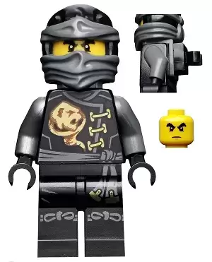 LEGO Ninjago Minifigures - Cole - Skybound with Neck Bracket and Modified Tile