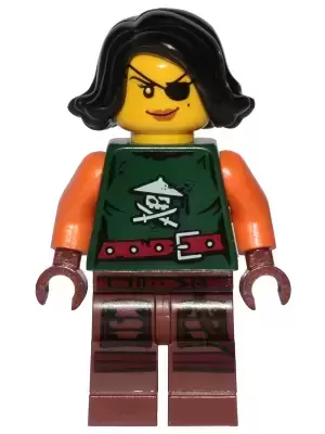 LEGO Ninjago Minifigures - Cyren - Dark Green Outfit