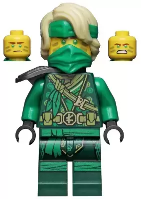 LEGO Ninjago Minifigures - Lloyd - The Island, Mask and Hair with Bandana, Armor Shoulder Pad