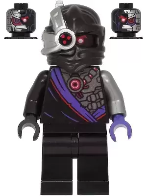 LEGO Ninjago Minifigures - Nindroid Warrior, Dual Sided Head - Legacy