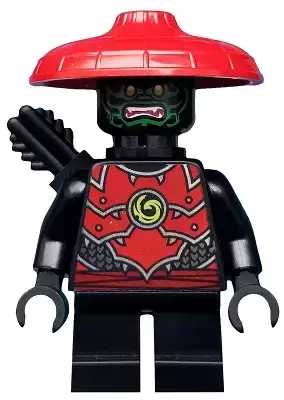 LEGO Ninjago Minifigures - Stone Army Scout, Green Face