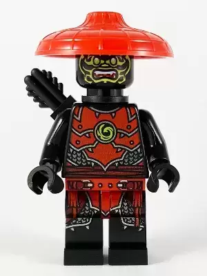 LEGO Ninjago Minifigures - Stone Army Scout, Yellow Face, Black Quiver