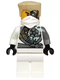 LEGO Ninjago Minifigures - Zane (Techno Robe) - Rebooted, Battle Damage