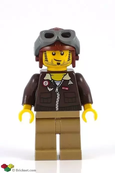 Jake Raines Aviator Jacket Aviator Cap Lego Pharaoh s Quest