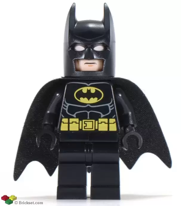 LEGO Super Heroes Minifigures - Batman - Black Suit with Yellow Belt and Crest (Type 1 Cowl)
