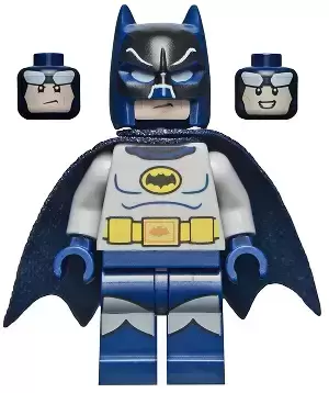 LEGO Super Heroes Minifigures - Batman - Classic TV Series, Goggles and Light Bluish Gray Torso