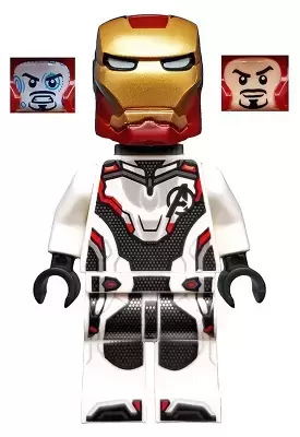 LEGO Super Heroes Minifigures - Iron Man - White Jumpsuit, Neck Bracket