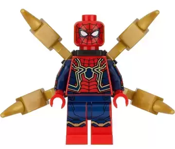 LEGO Super Heroes Minifigures - Iron Spider-Man - Mechanical Arms with Barbs