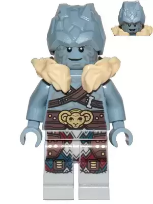 LEGO Super Heroes Minifigures - Korg - Neck Collar Fur