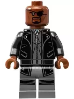LEGO Super Heroes Minifigures - Nick Fury - Leather Trench Coat