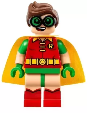 LEGO Super Heroes Minifigures - Robin - Green Glasses, Smile / Scared Pattern