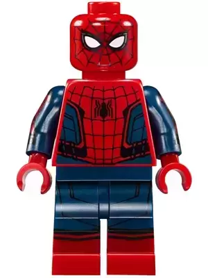 LEGO Super Heroes Minifigures - Spider-Man - Black Web Pattern, Red Torso Small Vest, Red Boots