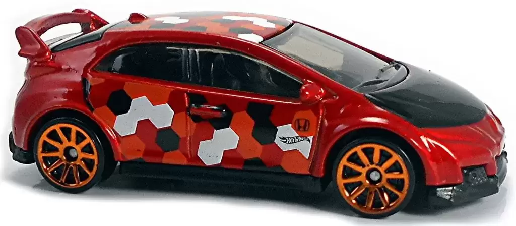 Hot Wheels 16 Honda Civic Type R Metalflake Orange Urban